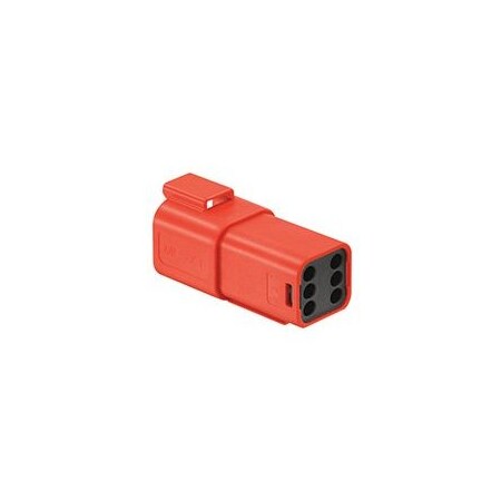 Molex Automotive Connectors Ml-Xt 6Ckt Recp Red W/Sml Back Seal 934444109